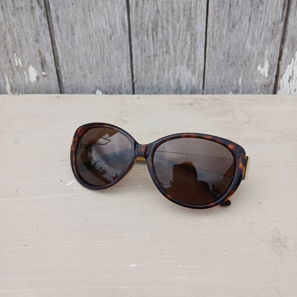 Marc New York Sunglasses Women Polarized Tortoise Wrap Shield Shades - Picture 2 of 8